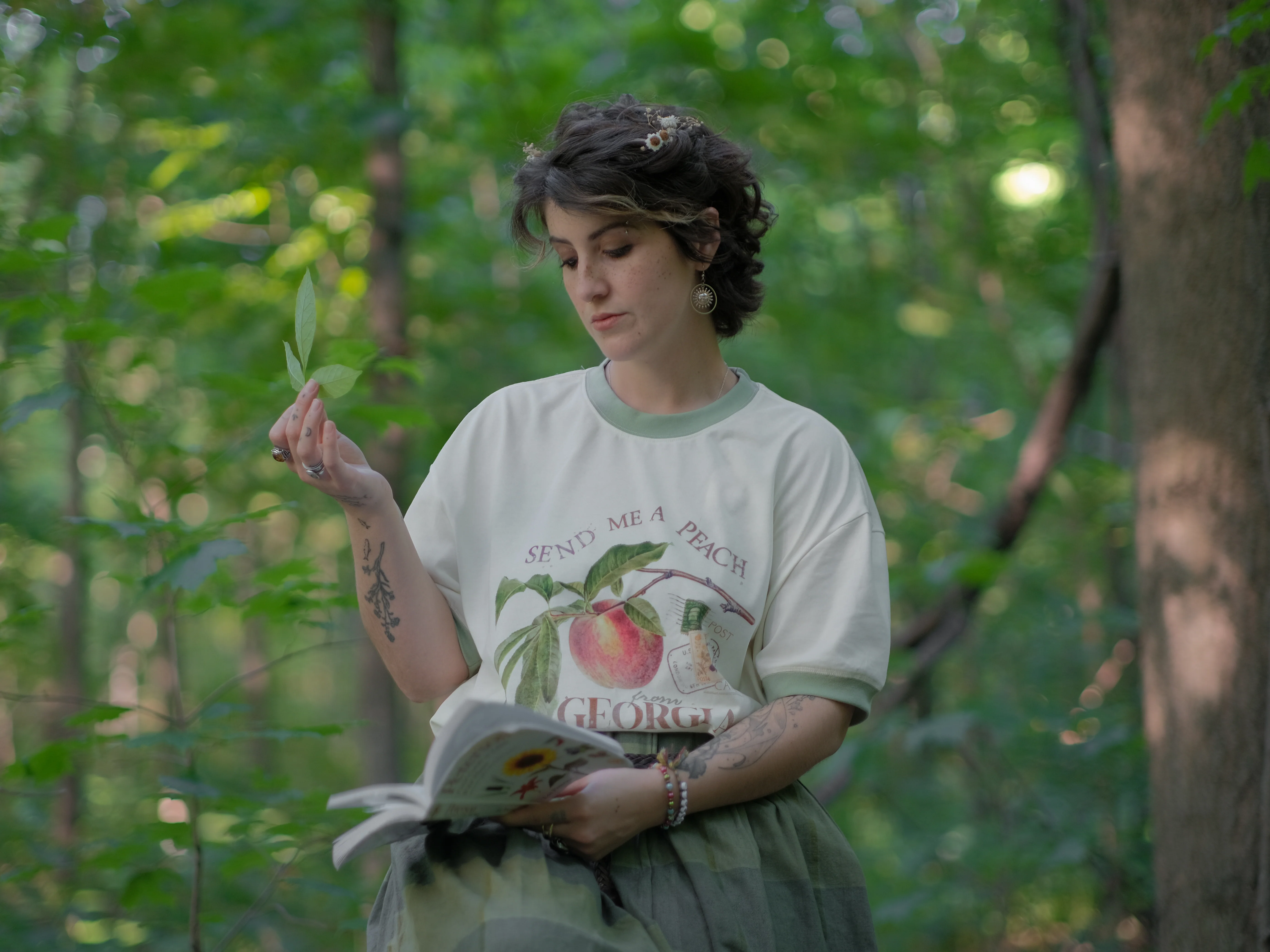 A Peach from Georgia // Ringer T-Shirt - Image 5