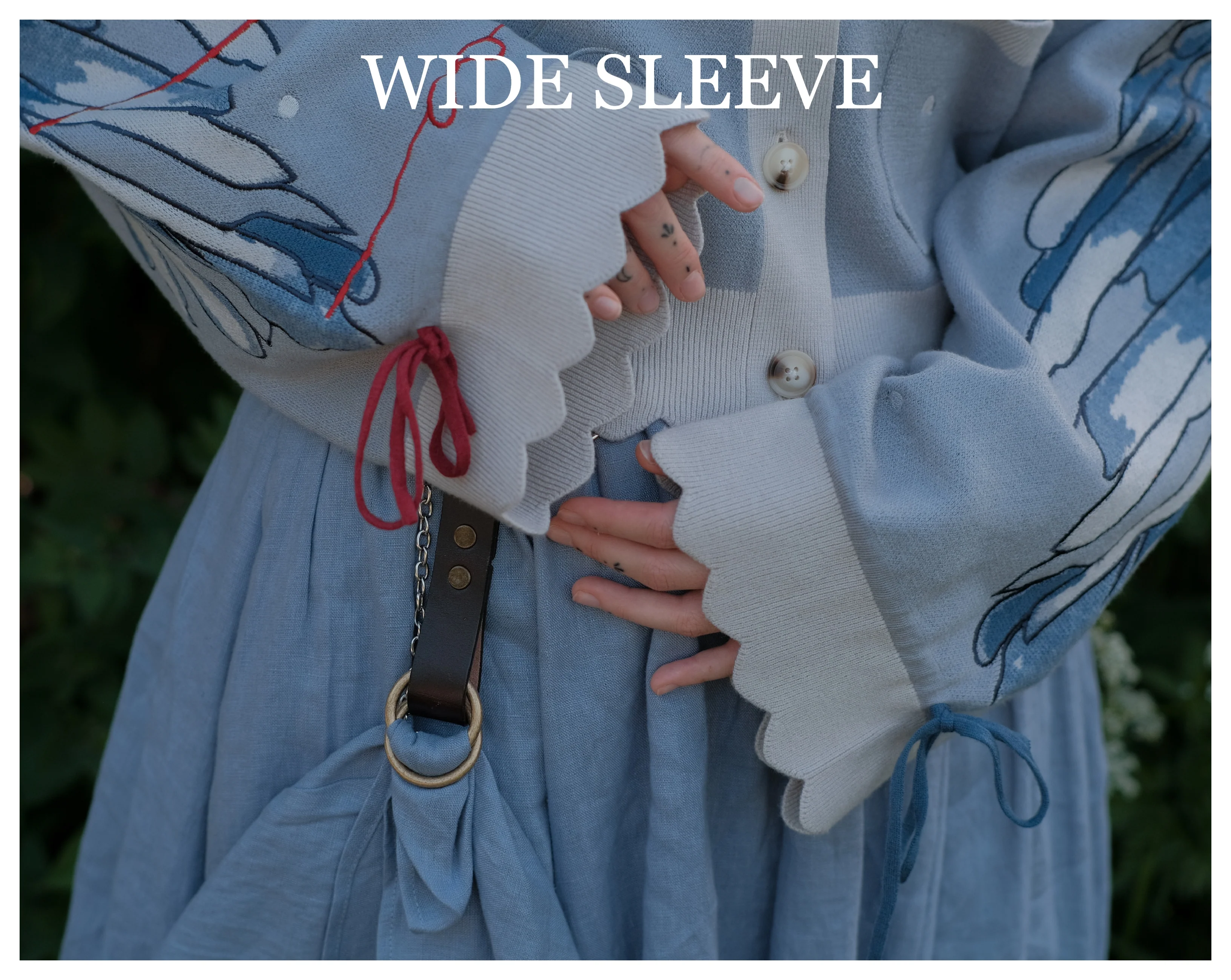 Bluebird's Curse // Embroidered Cardigan - Image 3