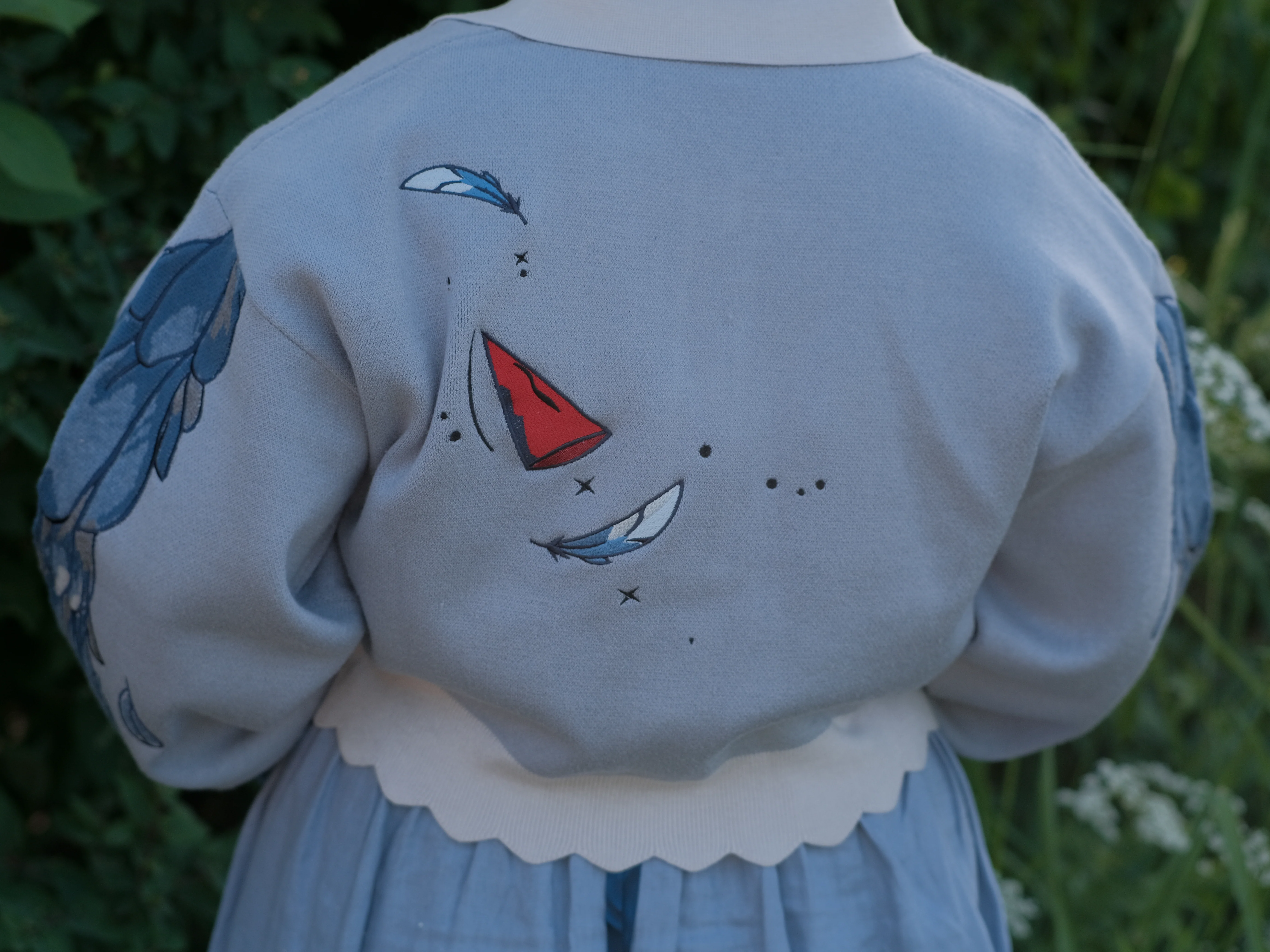 Bluebird's Curse // Embroidered Cardigan - Image 7