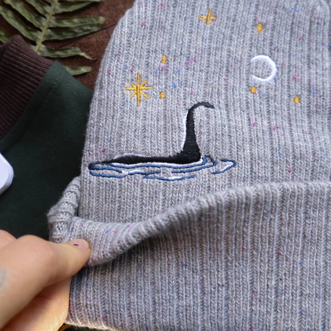 Cozy Cryptid Club // Fog Grey Beanie - Image 12