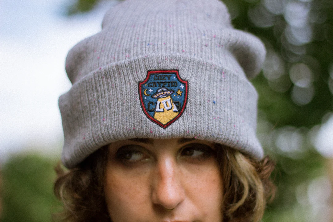 Cozy Cryptid Club // Fog Grey Beanie - Image 5