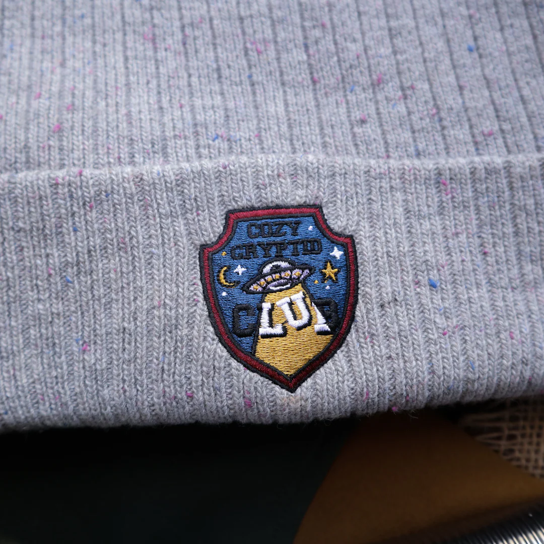 Cozy Cryptid Club // Fog Grey Beanie - Image 6