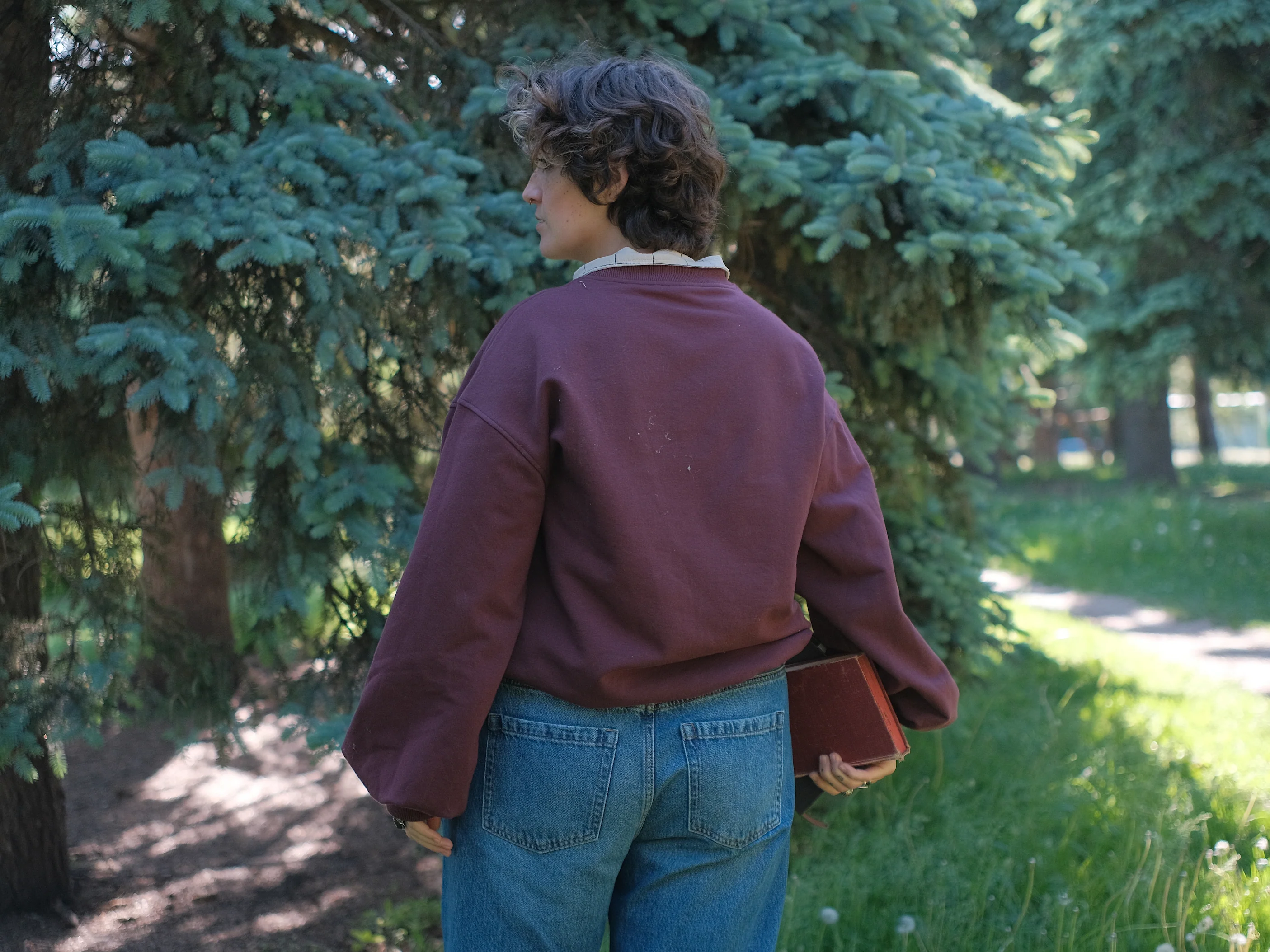 Don your Vegetables Crewneck // Cherry Wine - Image 7