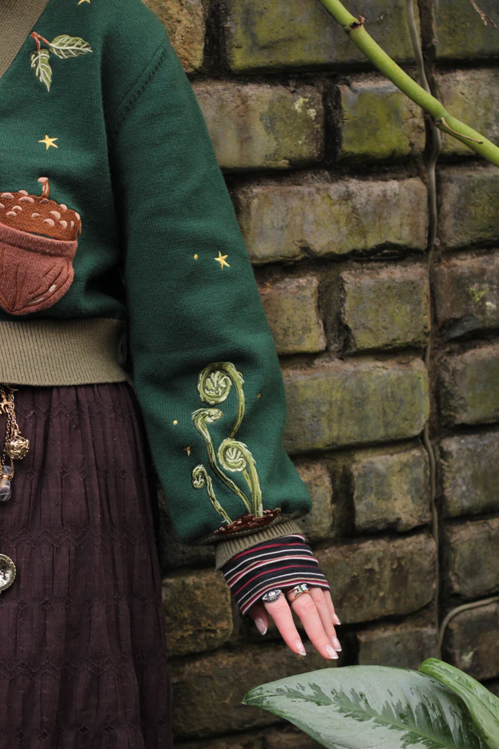 Forest Forager // Embroidered Cardigan - Image 10