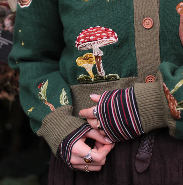 Forest Forager // Embroidered Cardigan - Image 12