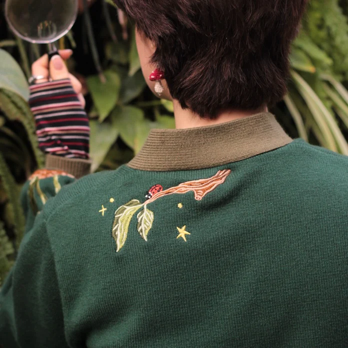 Forest Forager // Embroidered Cardigan - Image 13