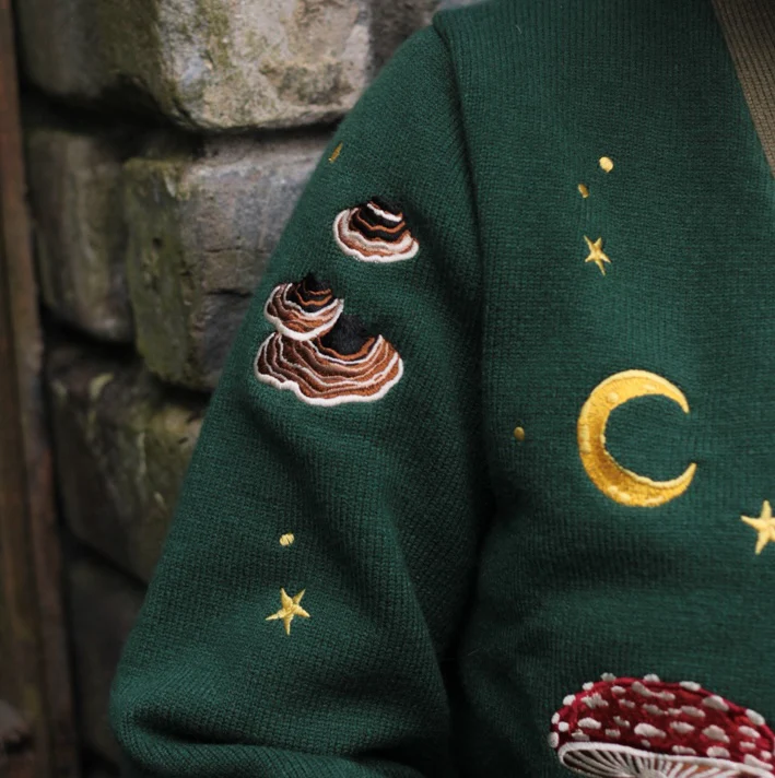 Forest Forager // Embroidered Cardigan - Image 15