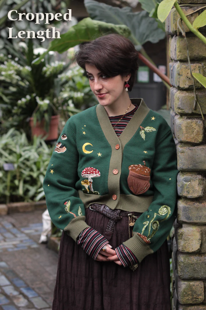 Forest Forager // Embroidered Cardigan - Image 4