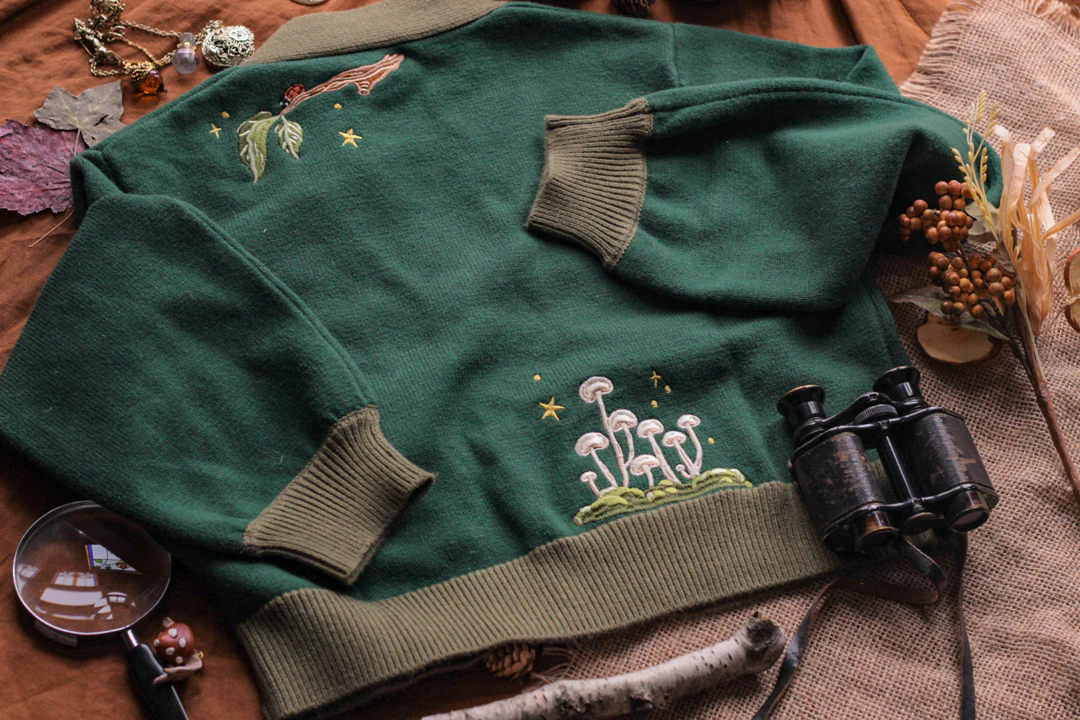 Forest Forager // Embroidered Cardigan - Image 8
