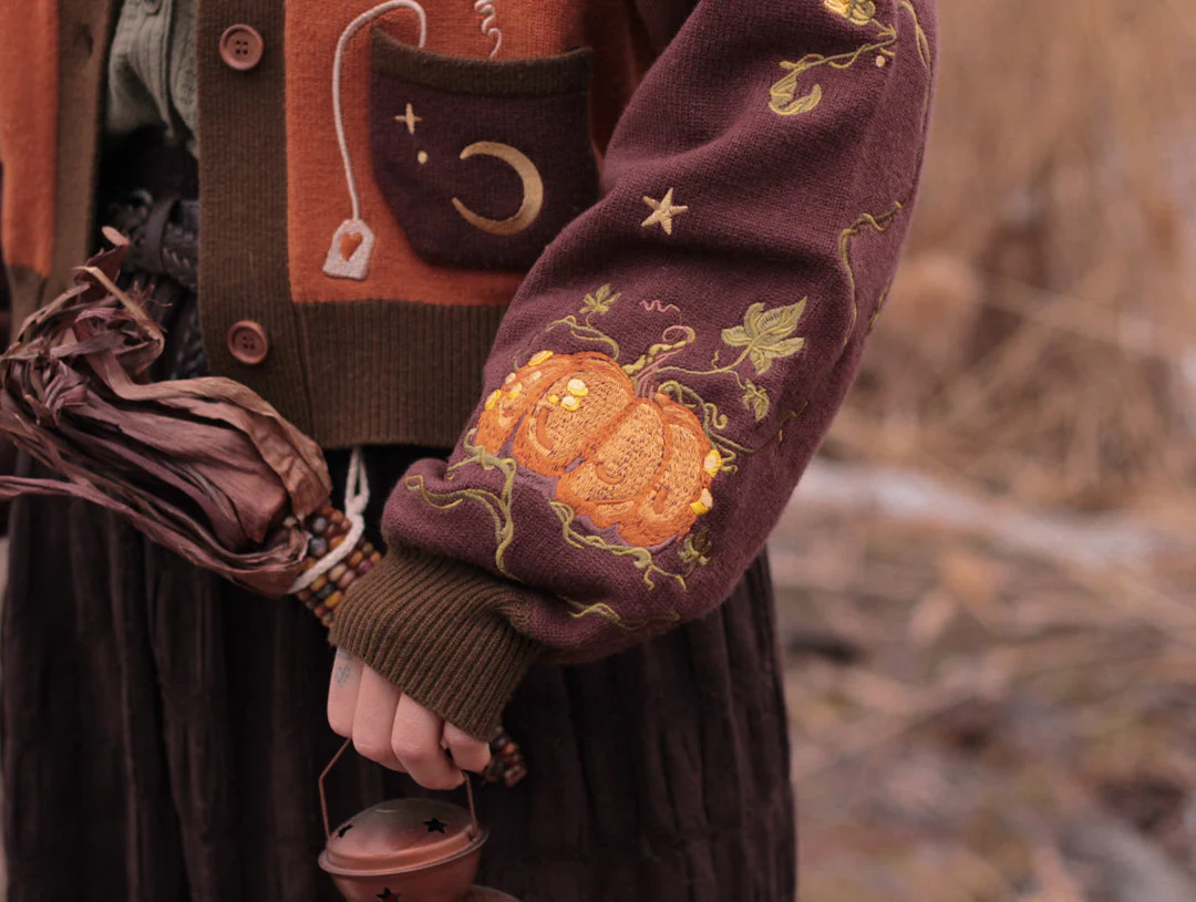 Harvest Witch // Embroidered Cardigan - Image 3