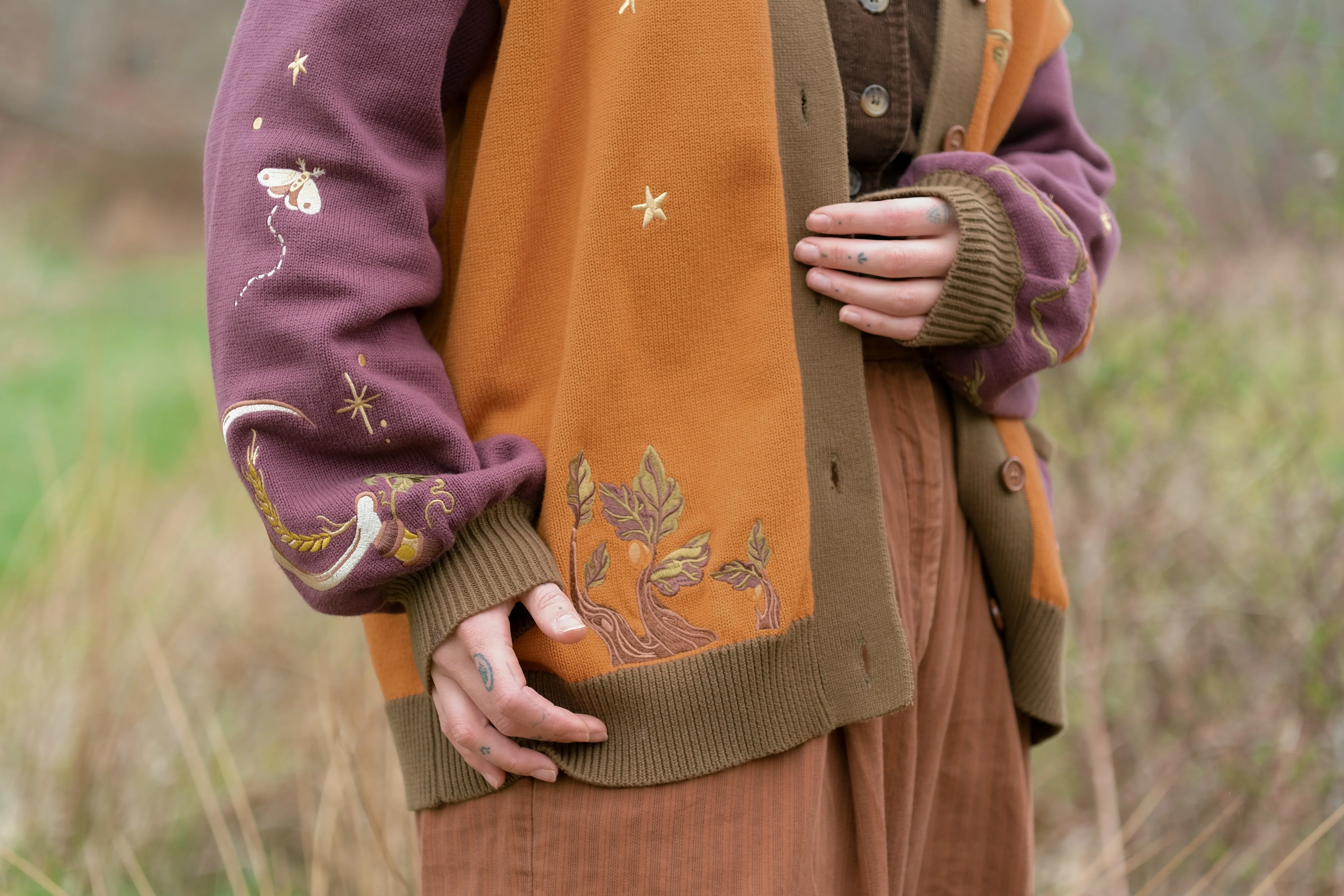 Harvest Witch // Embroidered Cardigan (Cotton) - Image 5