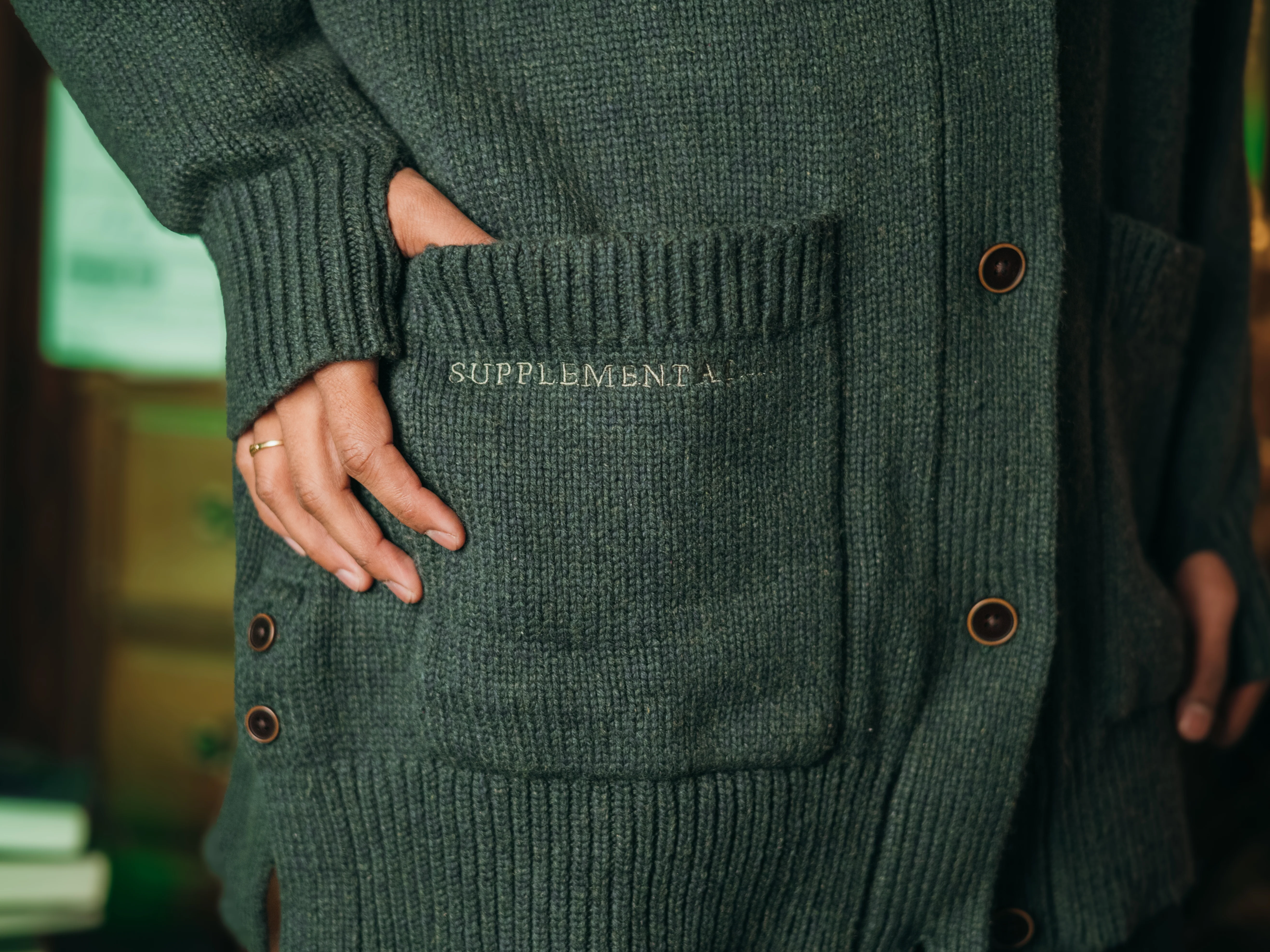 Head Archivist Oversized Cardigan // Sims - Image 7