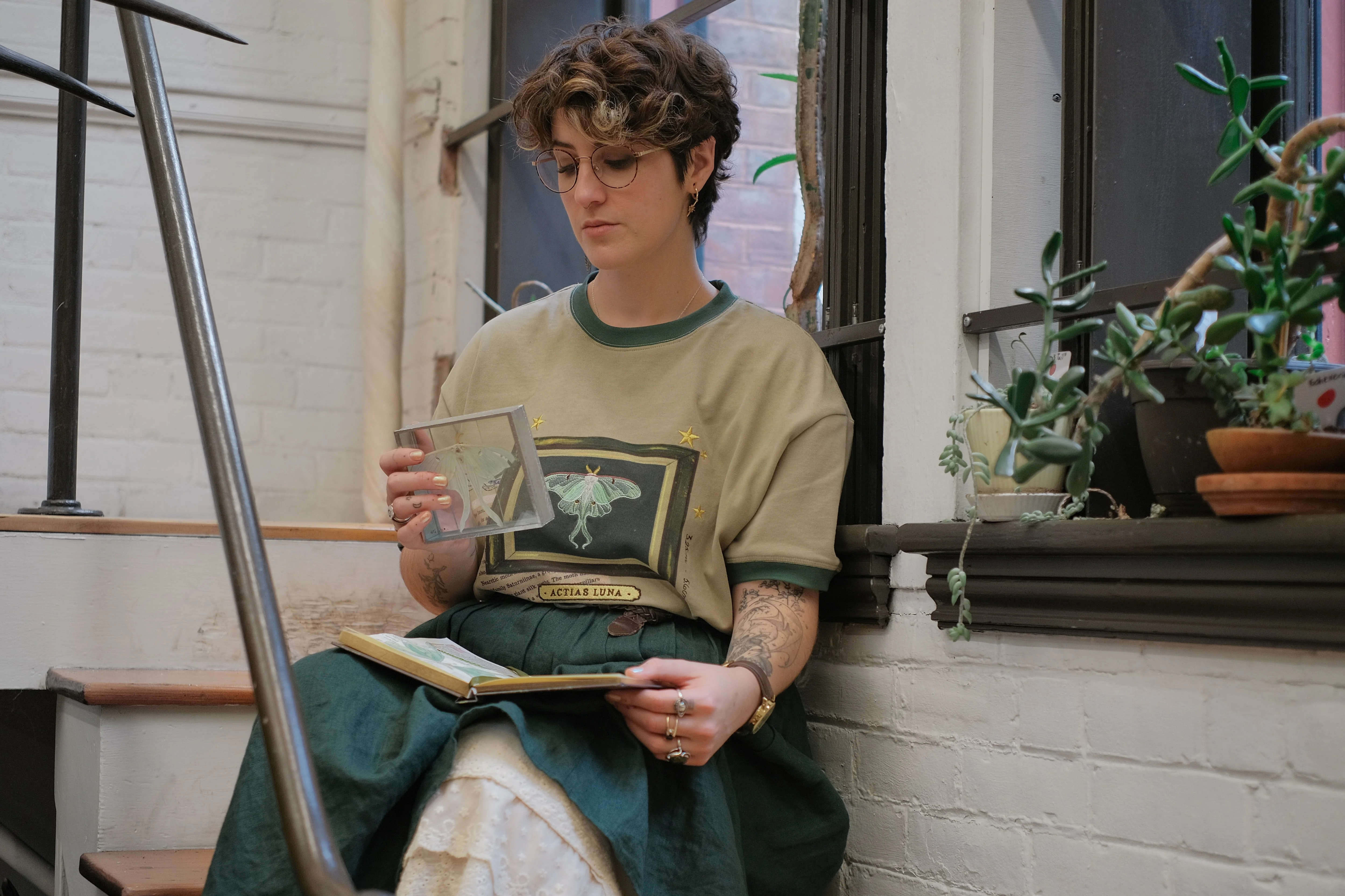 Luna Moth // Framed Specimen Tee (Heavy-weight) - Image 4