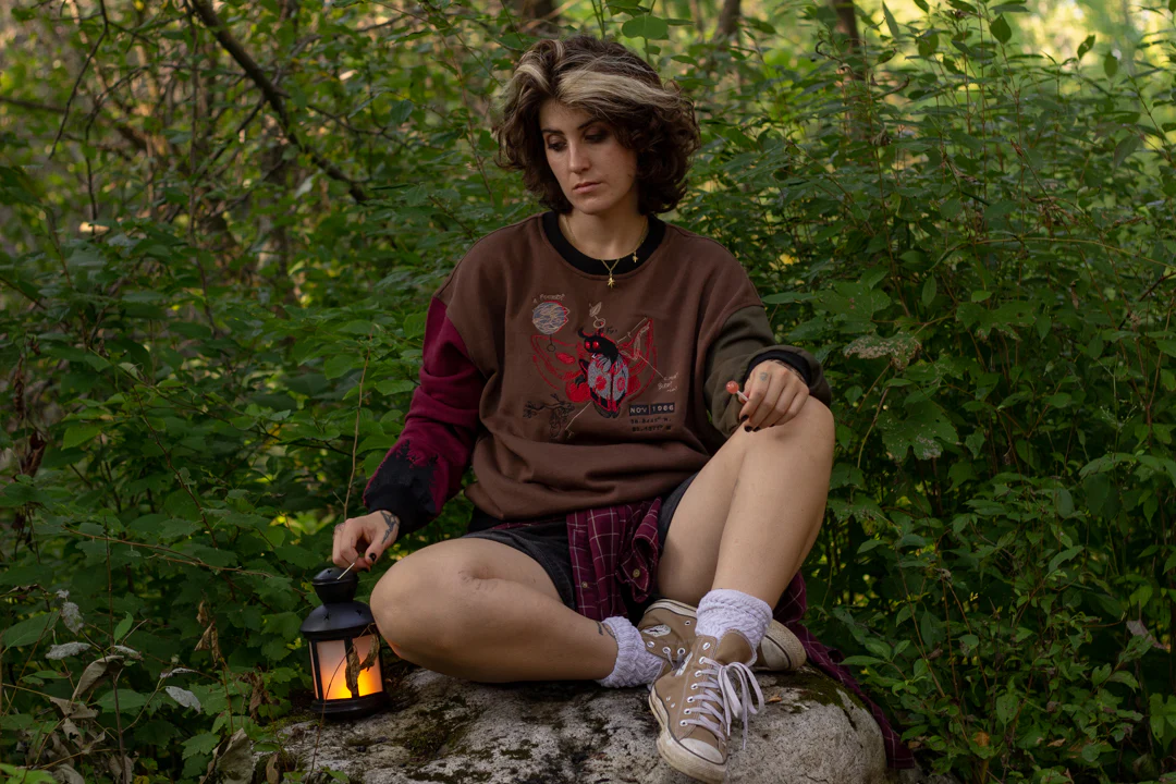Mothman Crewneck // Cozy Cryptid Club - Image 11