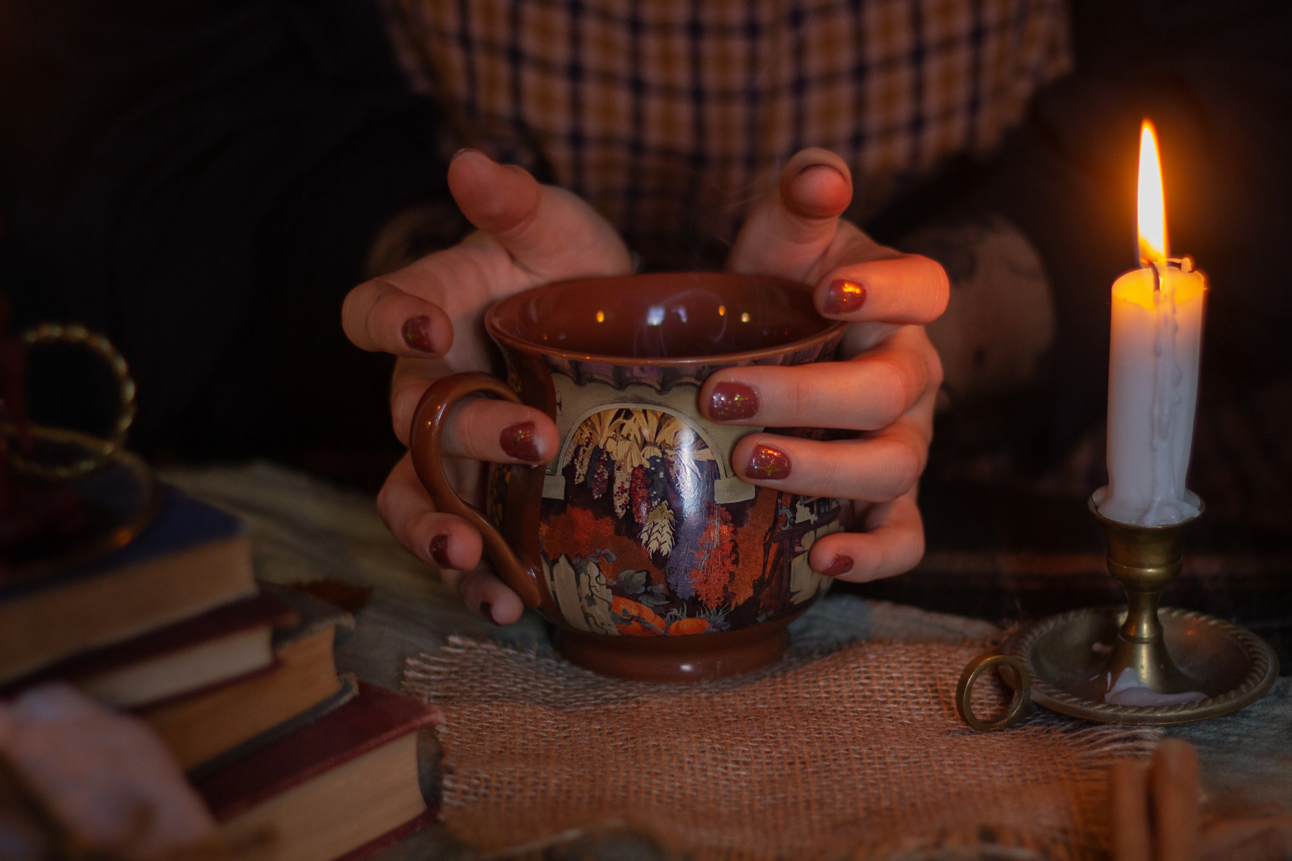 Persimmon Witch // Ceramic Mug - Image 3