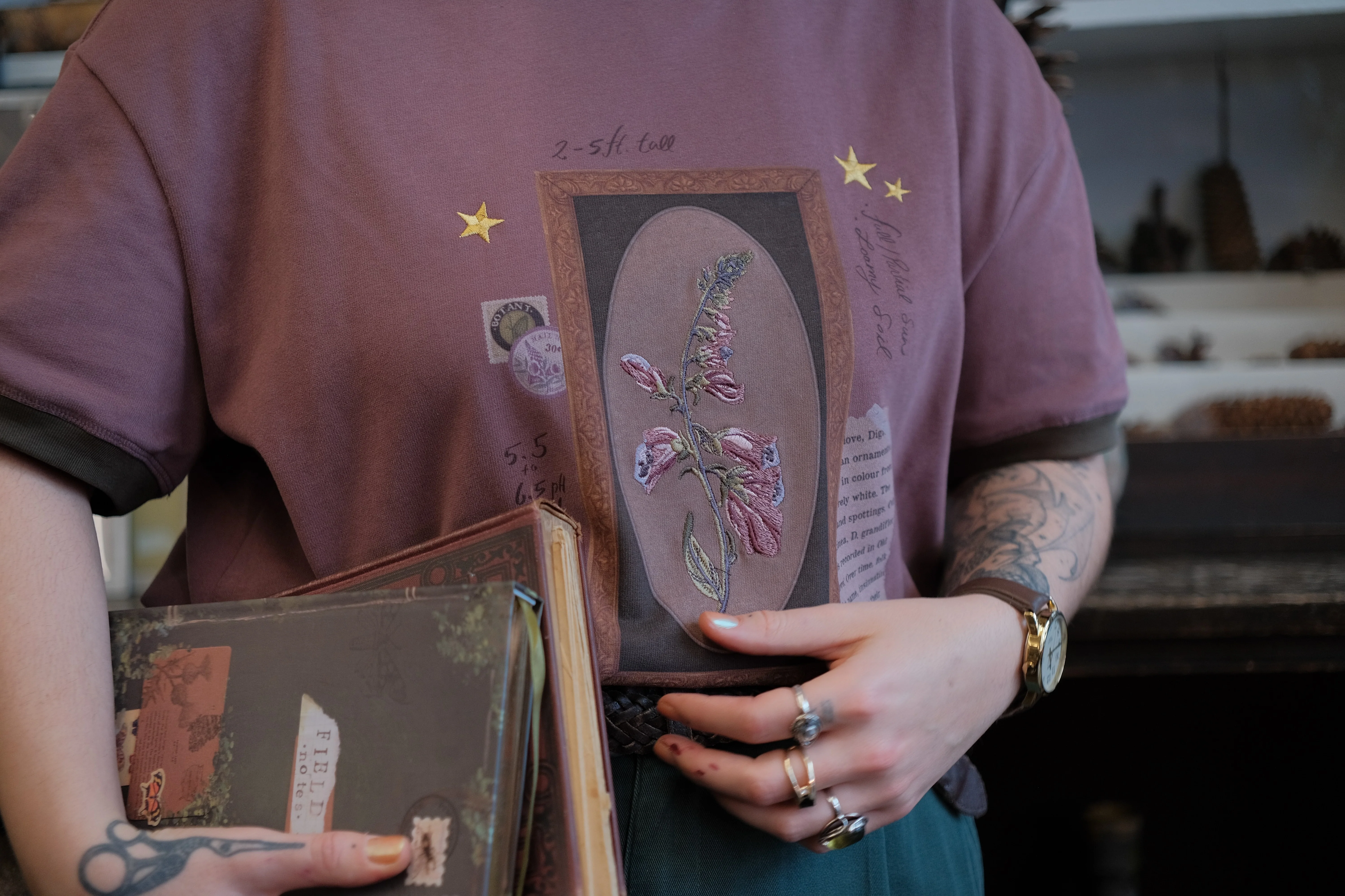 Purple Foxglove // Framed Specimen Tee (Heavy-weight) - Image 9