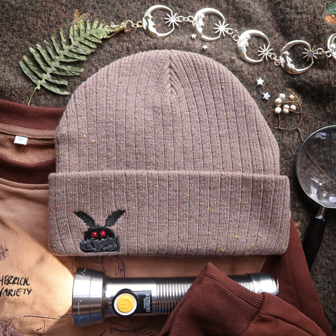 Shy Guy // Bone Dust Mothman Beanie - Image 3
