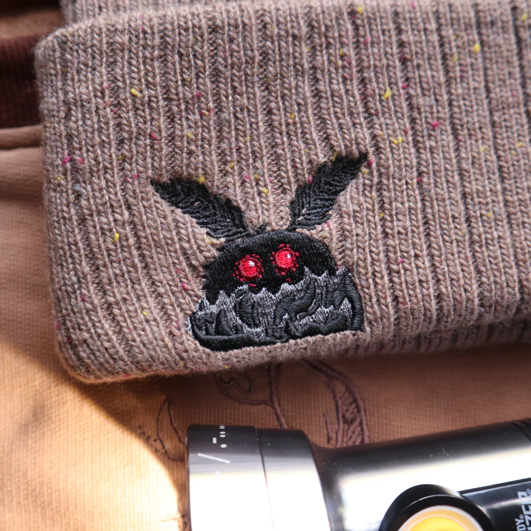 Shy Guy // Bone Dust Mothman Beanie - Image 6