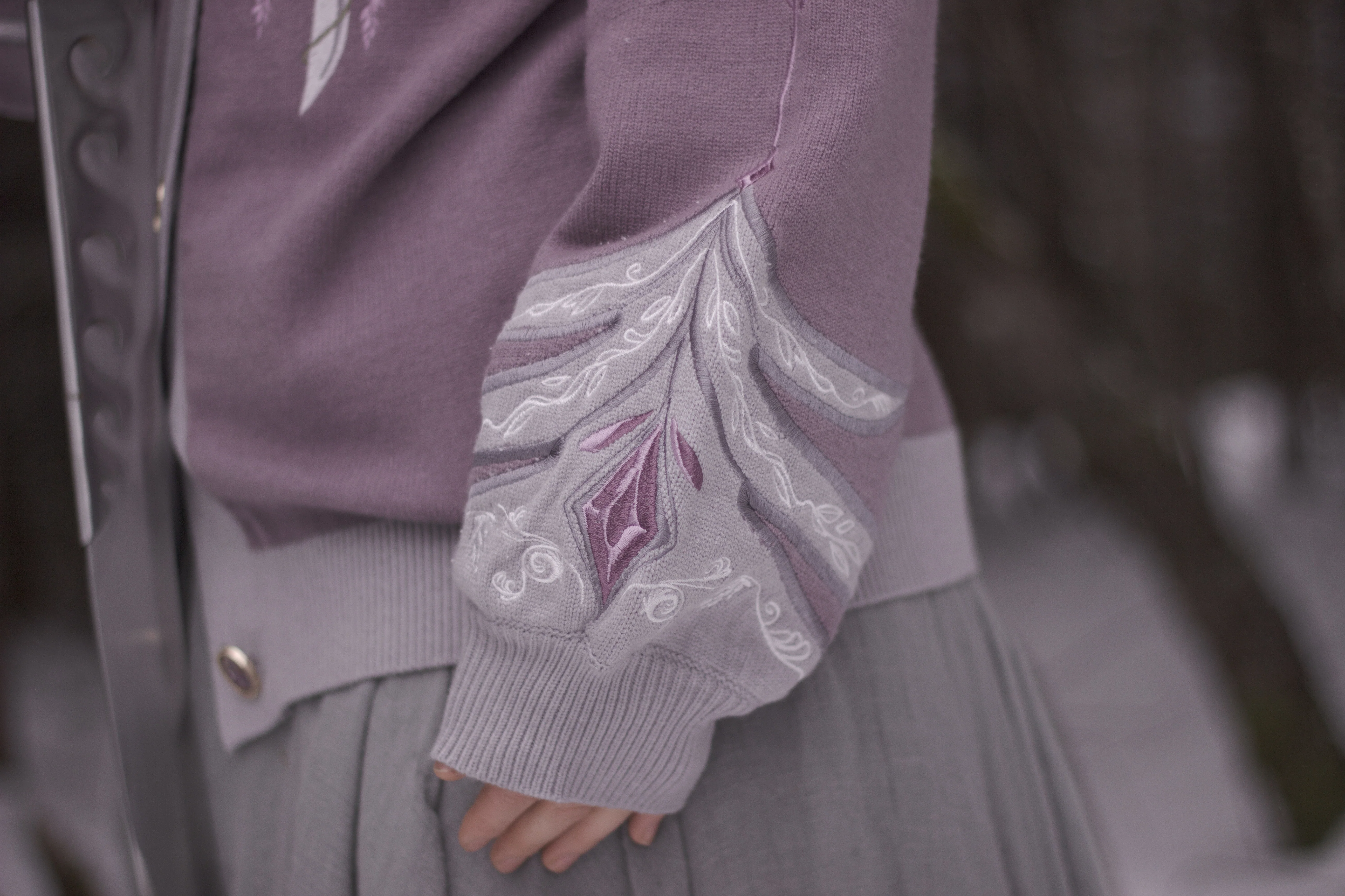 The Knight of Wisteria // Embroidered Cardigan - Image 7