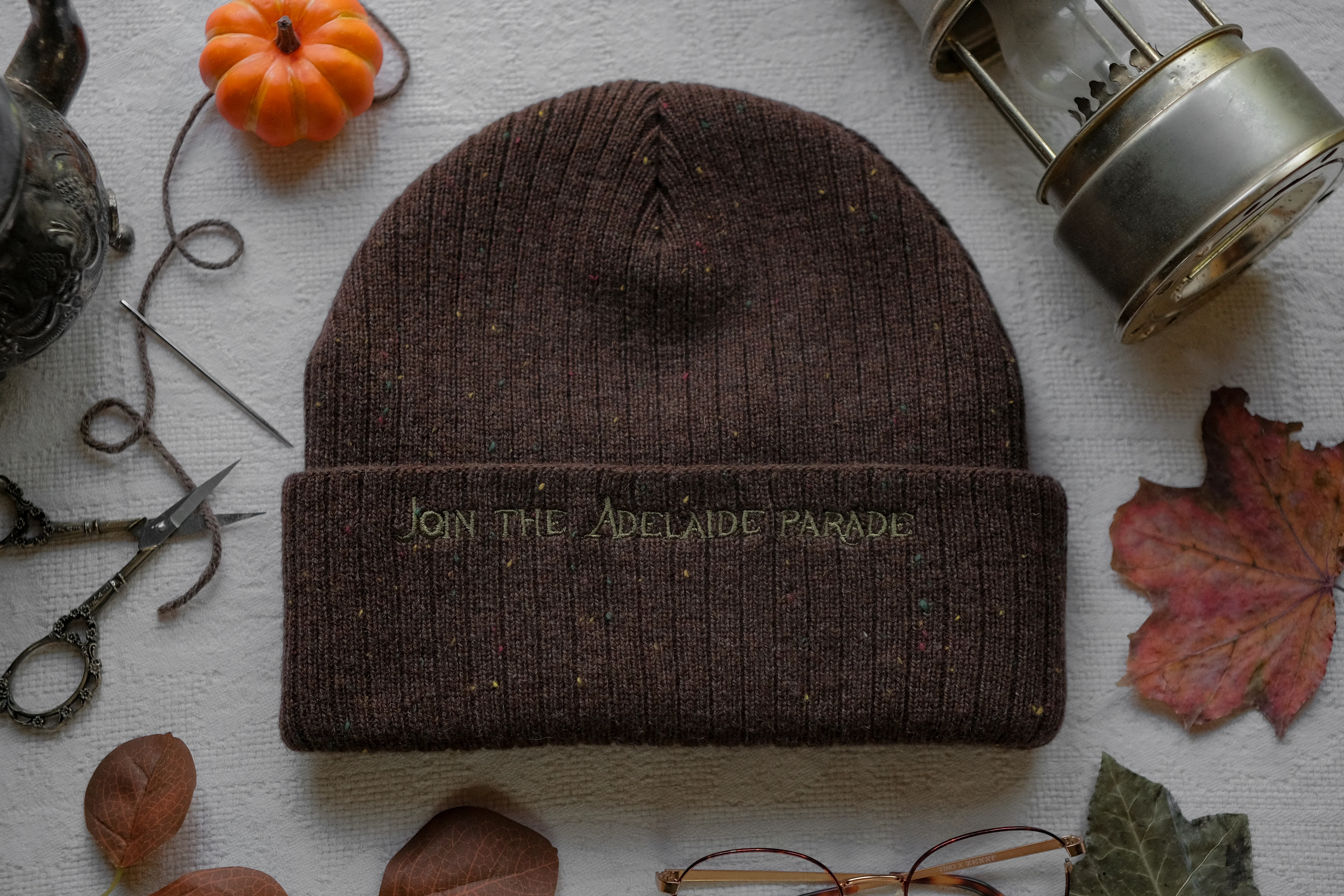 The Witch's Scissors // Oak Knit Beanie - Image 3