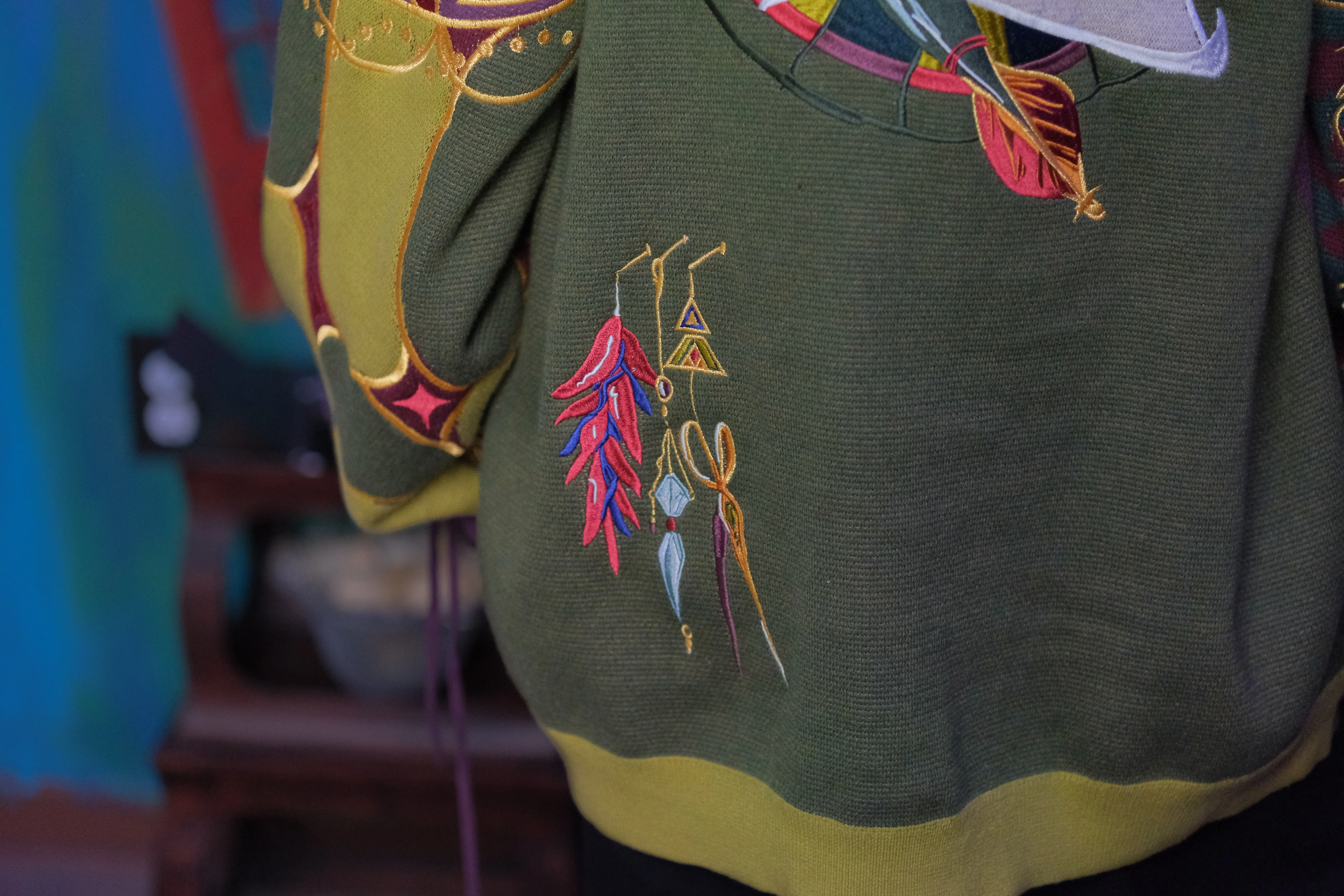The Wizard of Trinkets and Chaos // Embroidered Cardigan // PRE-ORDER - Image 9