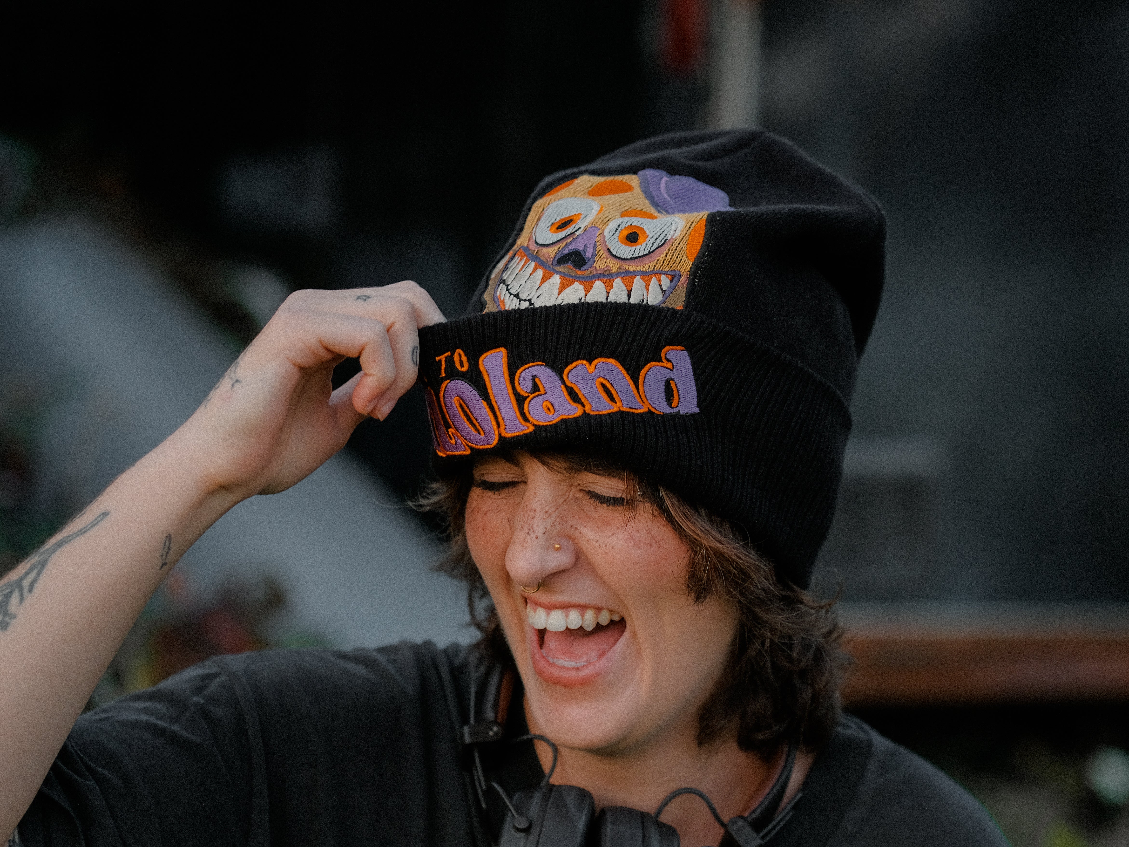 Welcome to Bonzoland! // Knit Beanie - Image 4